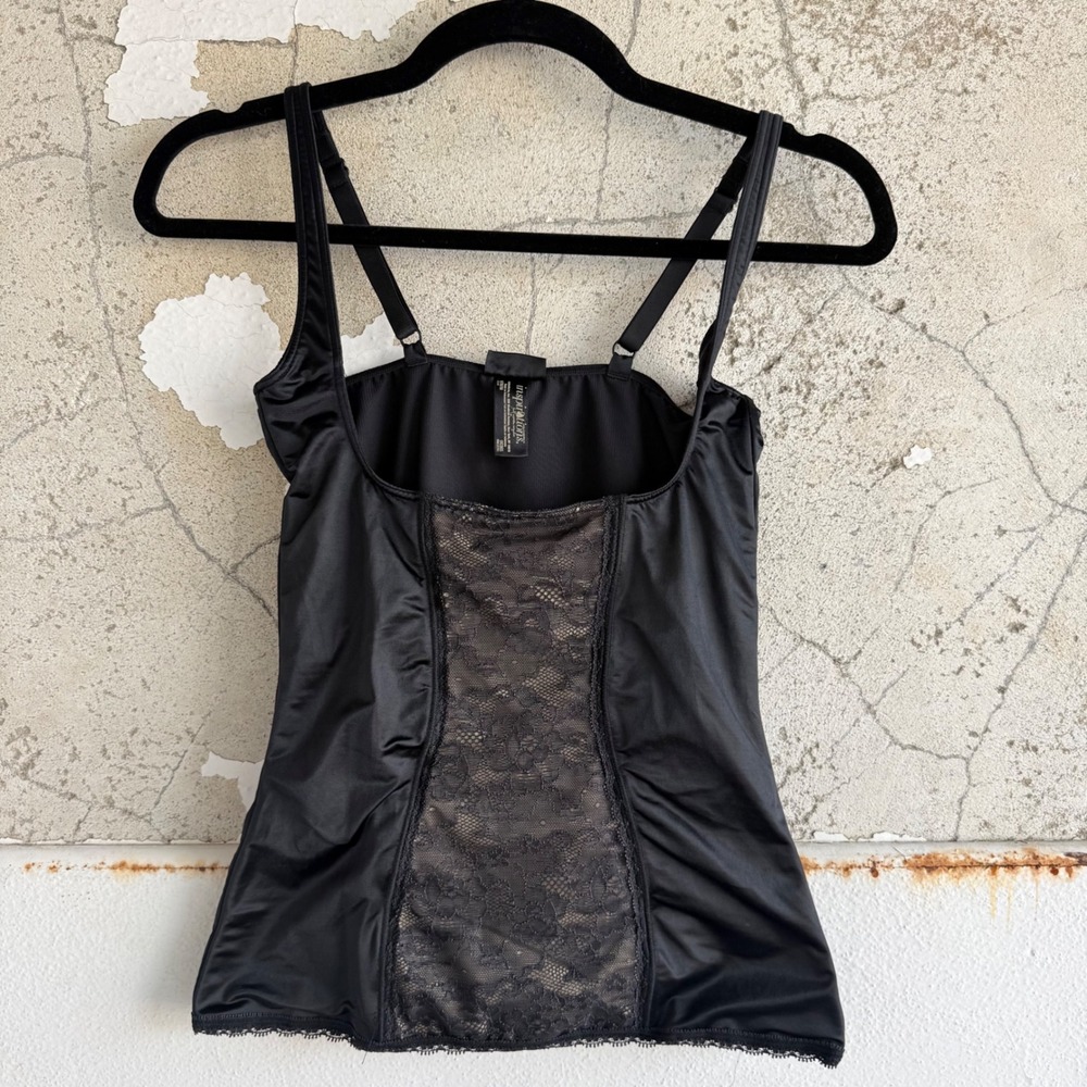 Bustier Satin Lace Camisole Shapewear Tank 90s Corset Top Be Chic Impressions M